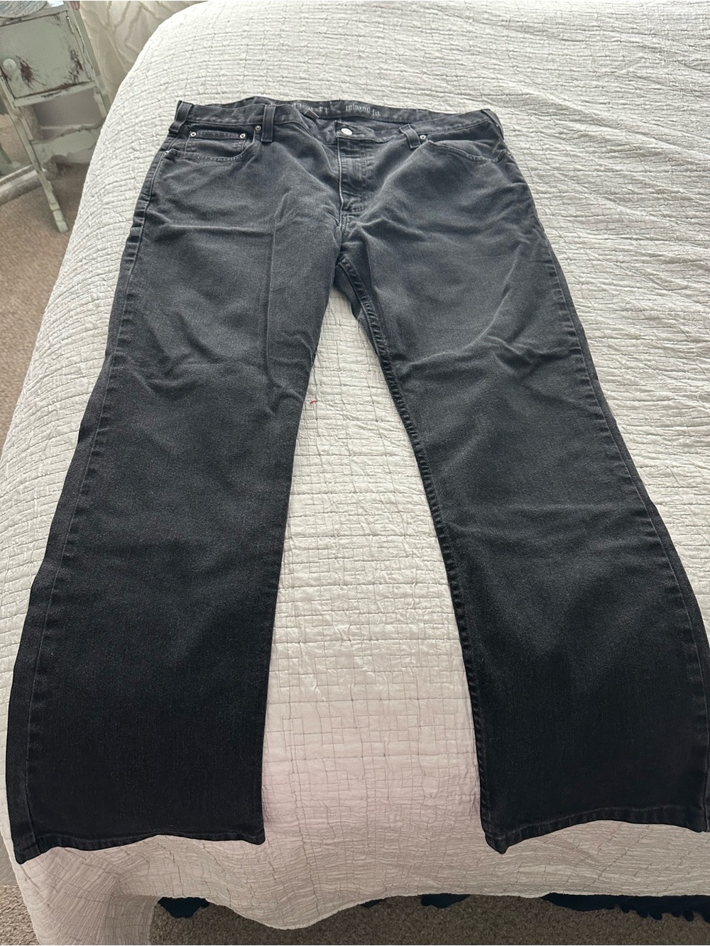 Carhartt Men's Black Bootcut Jeans